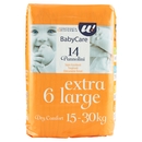 14 PANNOLINI BABY CARE EXTRA LARGE DRY COMFORT 15-30 KG U! Confronta & Risparmia